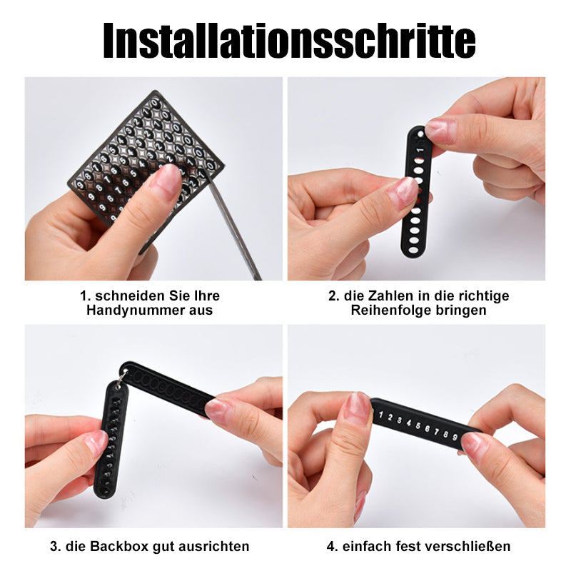 Handschlaufe + Nummernschild-Auto-Schlüsselanhänger/Hand strap + license plate car keychain