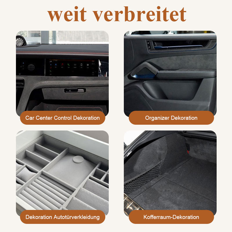 Selbstklebender Wildlederstoff für Autos/Car interior sofa seat cushion self-adhesive suede fabric