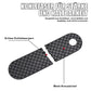 Auto-Schlüsselanhänger aus Kohlefaser/carbon fiber car keychain