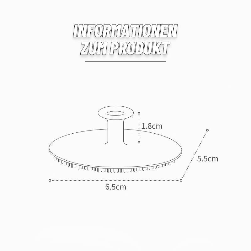 Baby-Shampoo-Bürste aus Silikon/baby shampoo brush