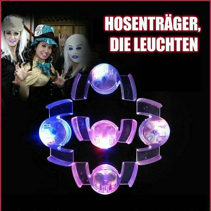 Glitzer-LED-Halloween-Glitzer-Mundbedeckung