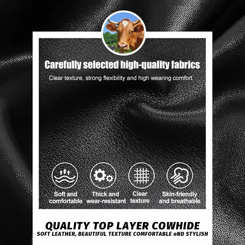 Waterproof Leather High Heels