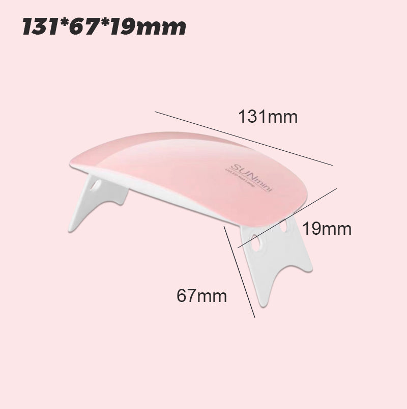 Semi-Cured Gel Nail Patch + UV Lamp