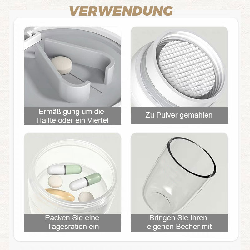 Tragbare, multifunktionale 4-in-1-Medizinbox