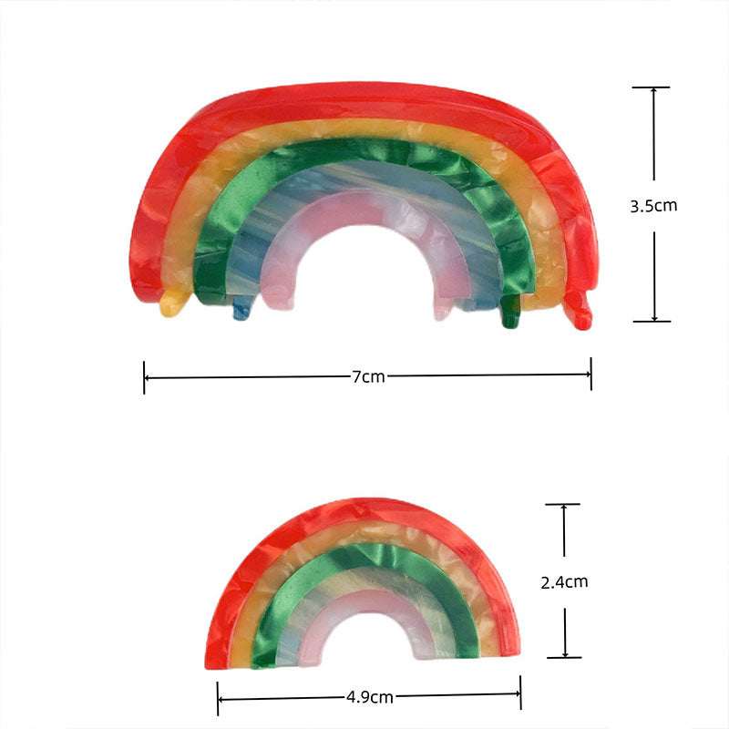 Rainbow Hair Claw🌈