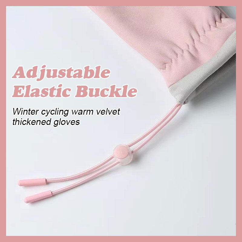 Winter Cycling Warm Velvet Thickened Gloves