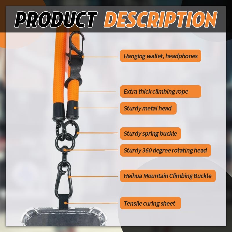 Adjustable Anti-Lost Mobile Phone Lanyard