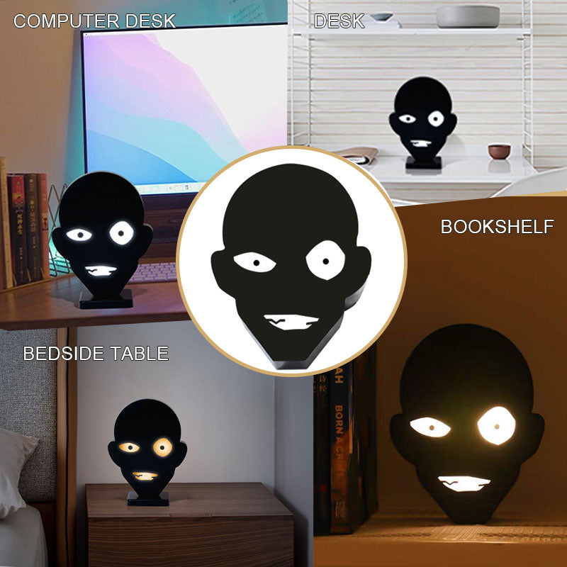 Black Man Night Light-🌙 Light up your night in style!