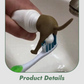 Pooping Dog Butt Toothpaste Topper