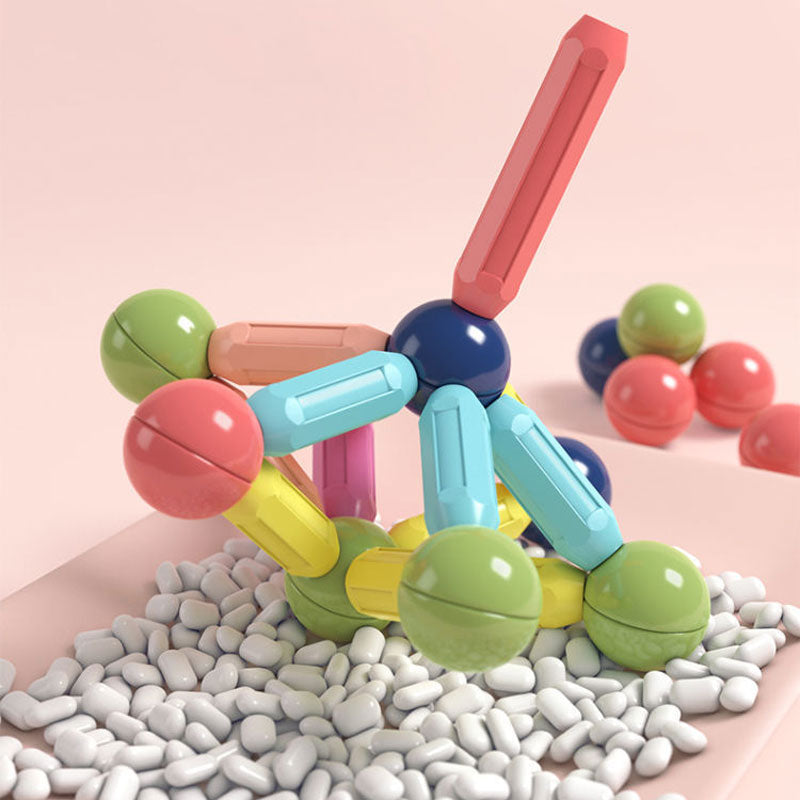 Children'S Ever-Changing Magnetic Stick Building Blocks