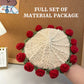 DIY Handmade Rose Bouquet Coaster  Material Package