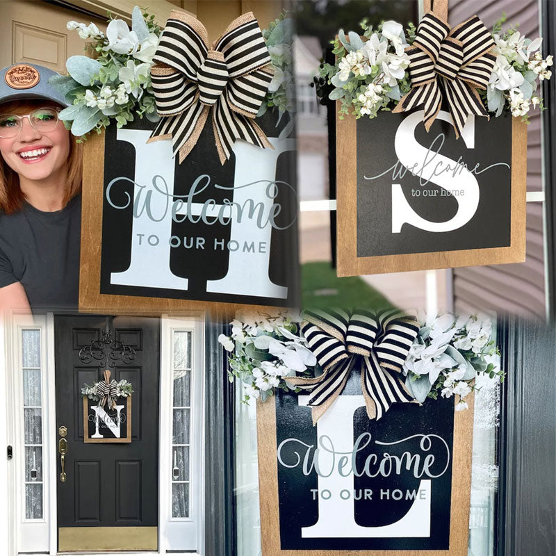 Wooden Letter Front Door Decoration Hanging Sign