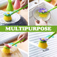 Flower Shaped Long Handle Kitchen Scrubber
