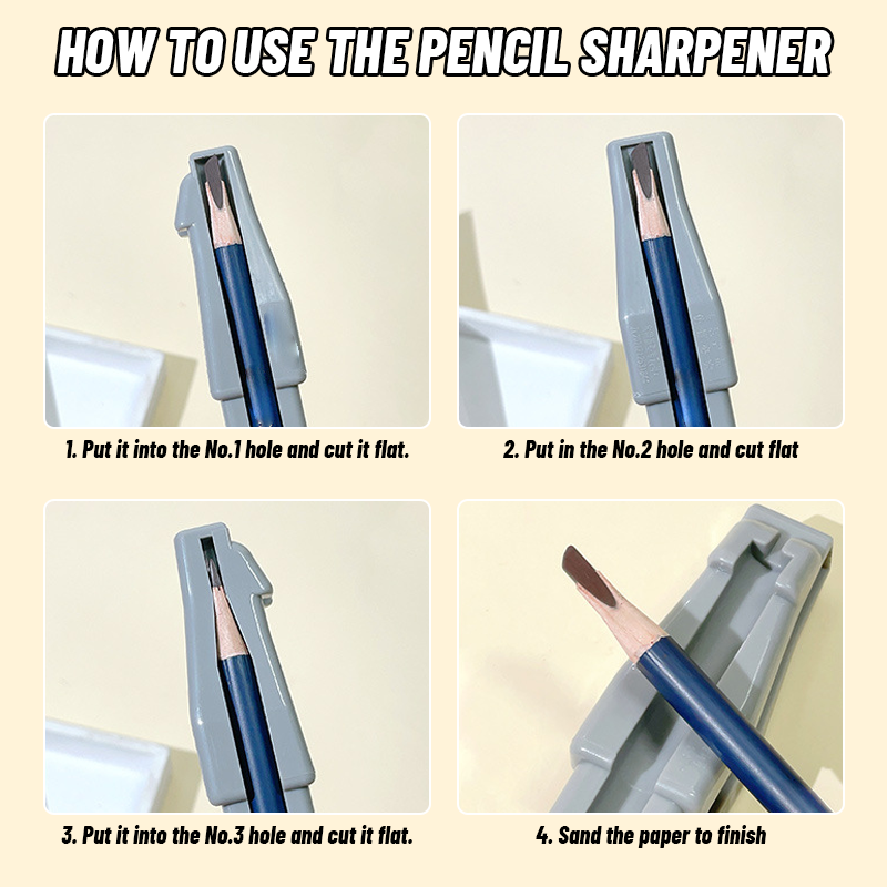 Wooden Machete Hard Core Eyebrow Pencil