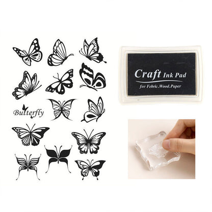 Butterfly Stamp Acrylic Board Ink Pad