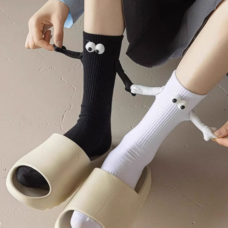 Magnetic Holding Hands Socks