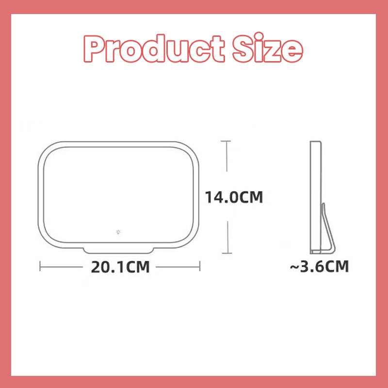 Car Sun Visor LED Cosmetic Mirror