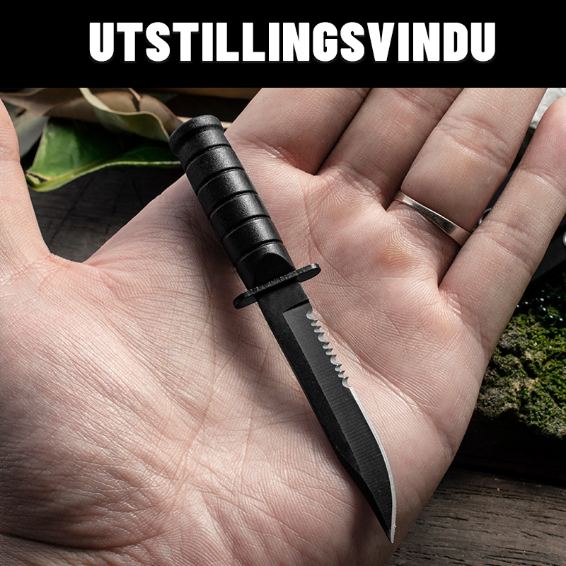 Mini Utendørs Kniv I Rustfritt Stål/Stainless Steel Mini Outdoor Knife