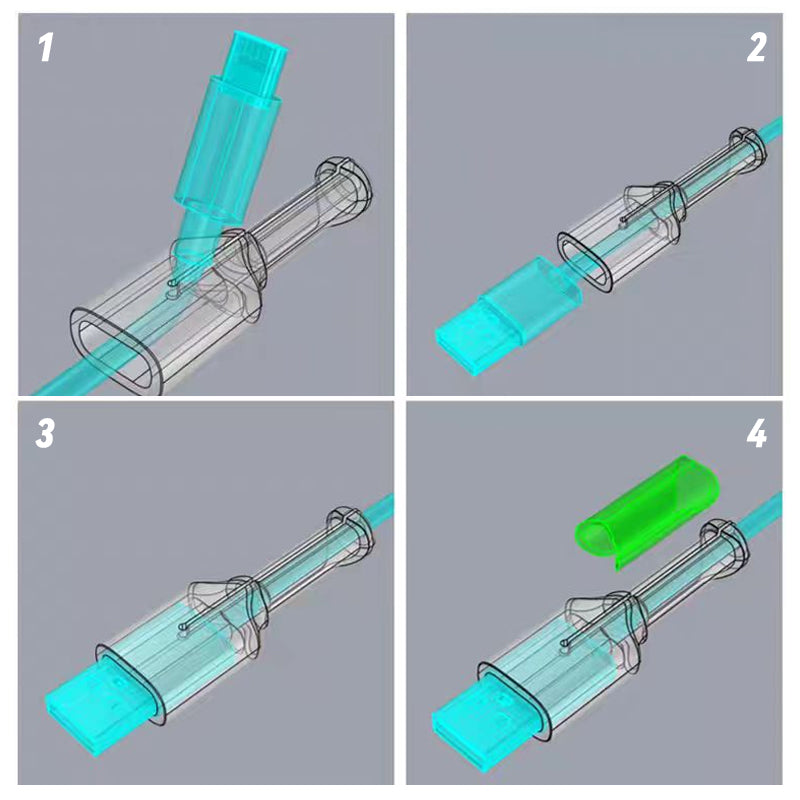 Schutzhülle für Datenkabel aus Silikon/Data line protection
