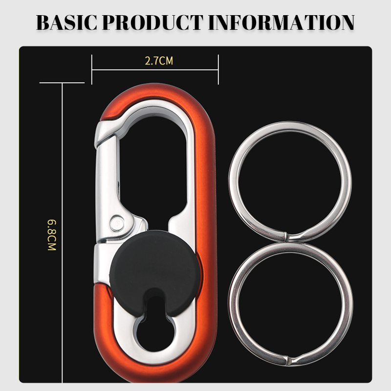 Metal Waist Car Keychain