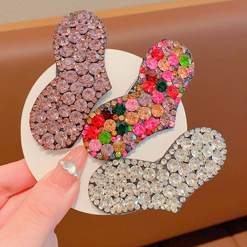 Diamond Heart Broken Hair Clip