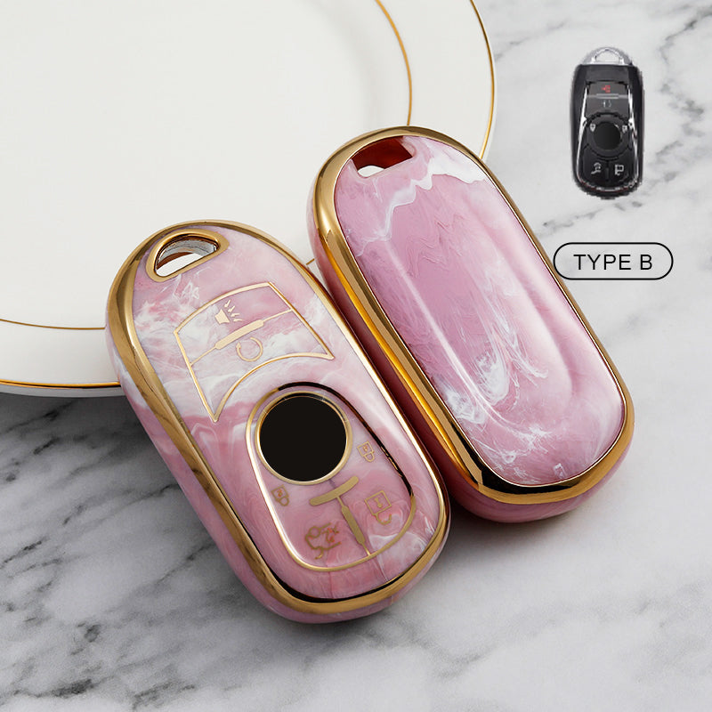 For Buick-Car Rhinestone Keychain Key Case