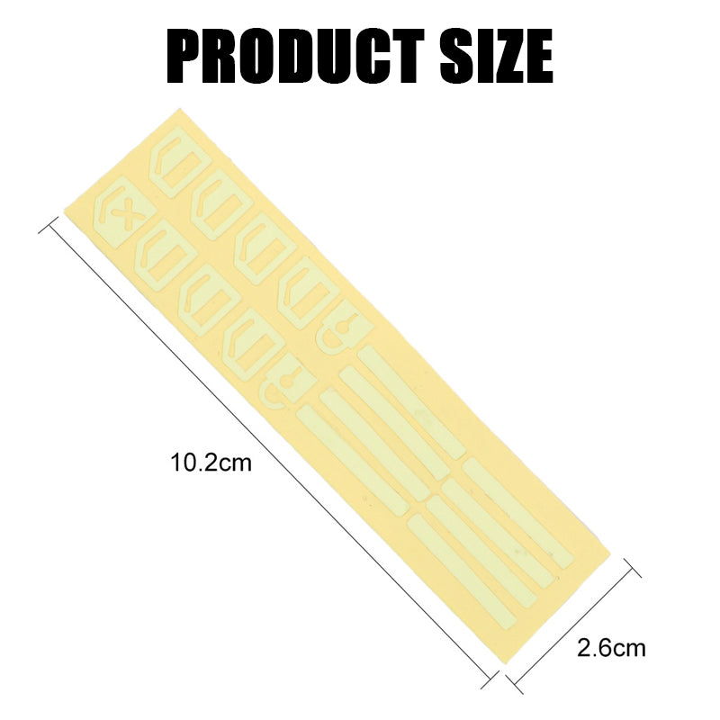 Glow-in-the-Dark Car Window Switch Button Sticker（2 pcs）