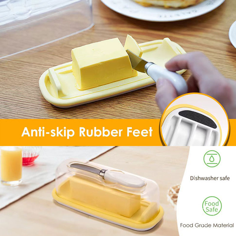 Fresh Butter Box With Lid And Knife