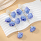 Long Floral Tassel Earrings
