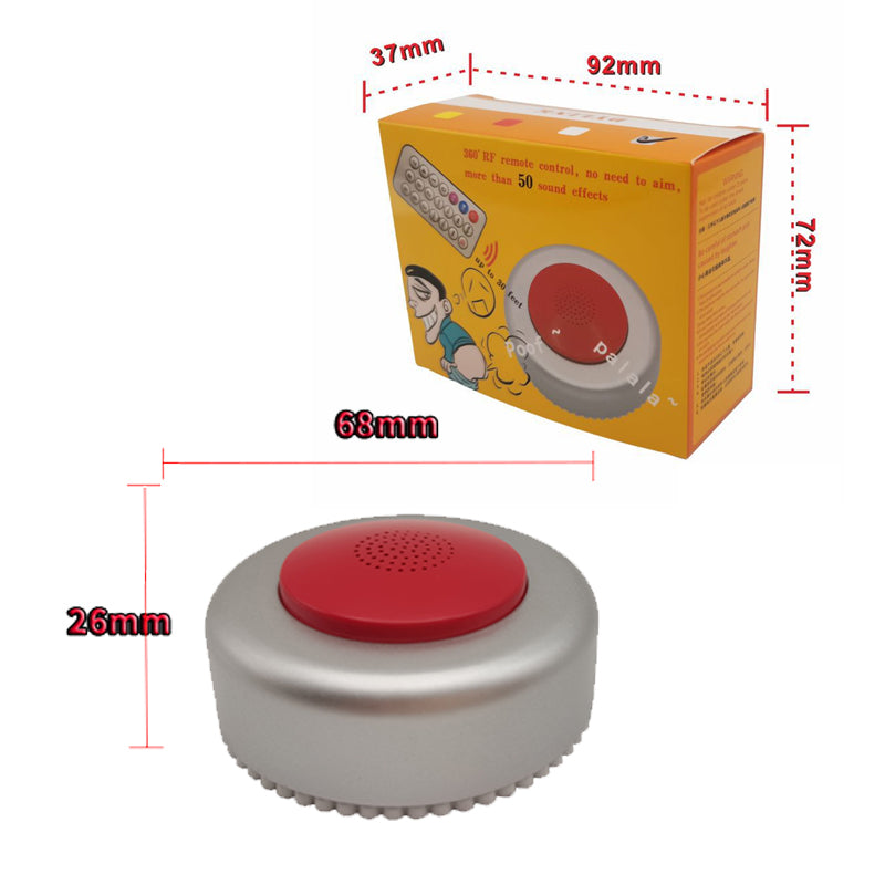 Ferngesteuertes Furzmaschinen-Streichspielzeug/Tricky toy remote control fart machine