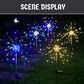 Led Solar Ground Fireworks Light String