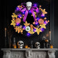 Purple Bow Skull Garland