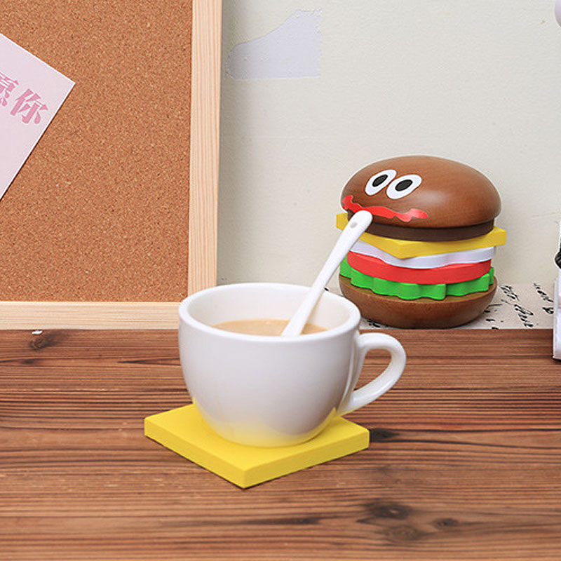 Wooden Hamburger Coaster🍔