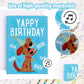 Talking Puppy Greeting Card（2 pcs）