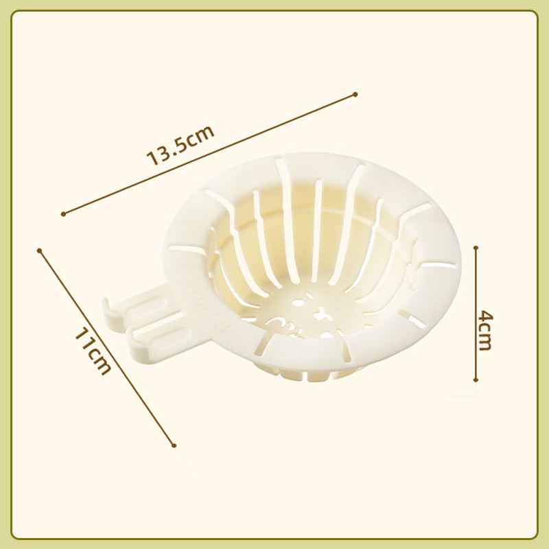 Anhebbarer Spülbecken-Siebkorb mit Hasenohren/kitchen sink strainer basket