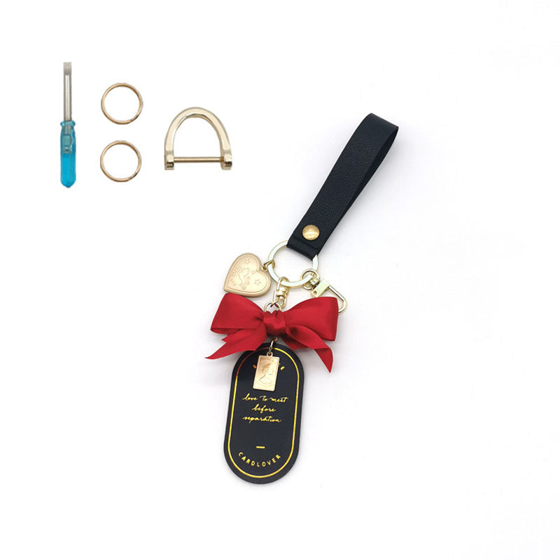 Heart Shaped Car Keychain Pendant