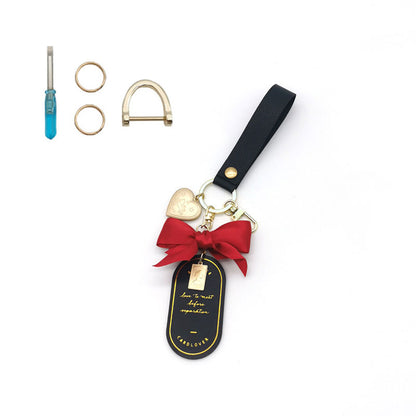 Heart Shaped Car Keychain Pendant