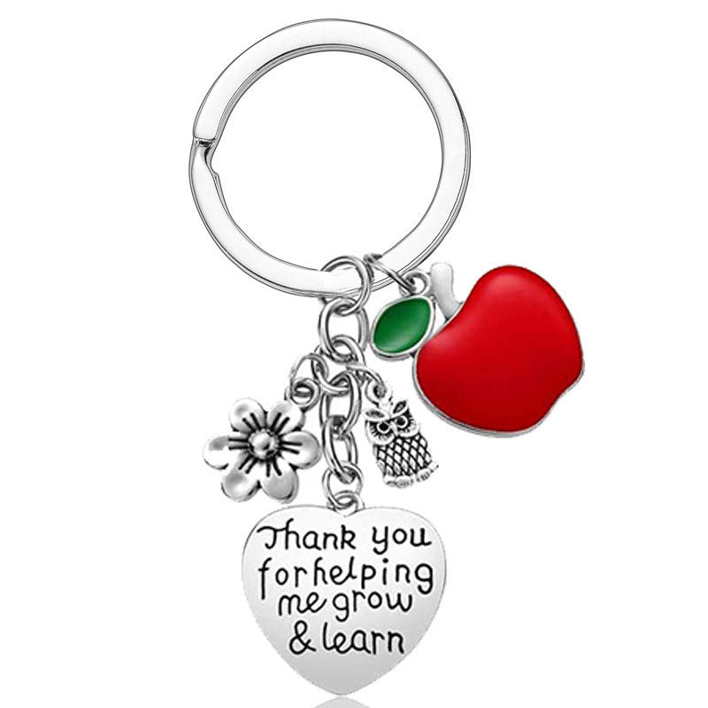 Teacher's Day Valentine's Day Gift Stainless Steel Keychain