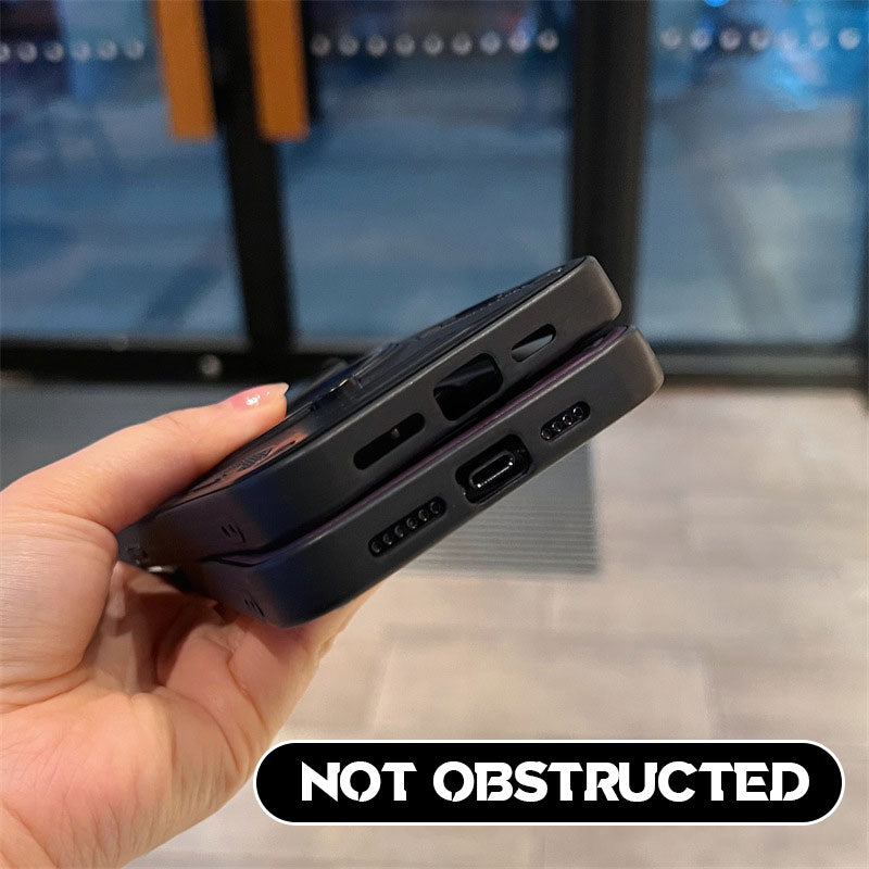 Large Window Swivel Bracket Mobile Phone Case