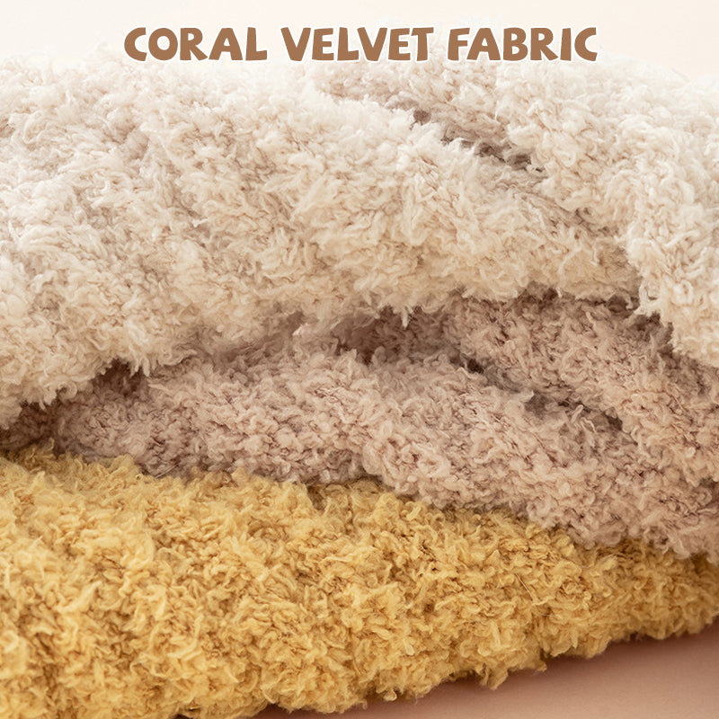 Coral Fleece Baby Stockings