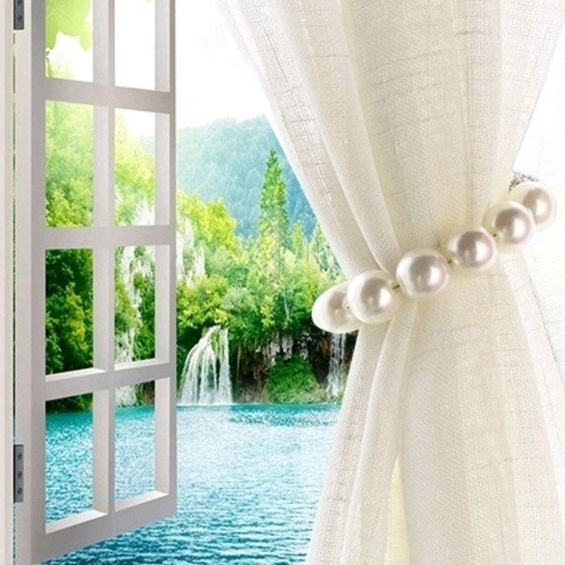 Perlen-Magnet-Vorhang-Krawatten/Beaded Magnetic Curtain Ties