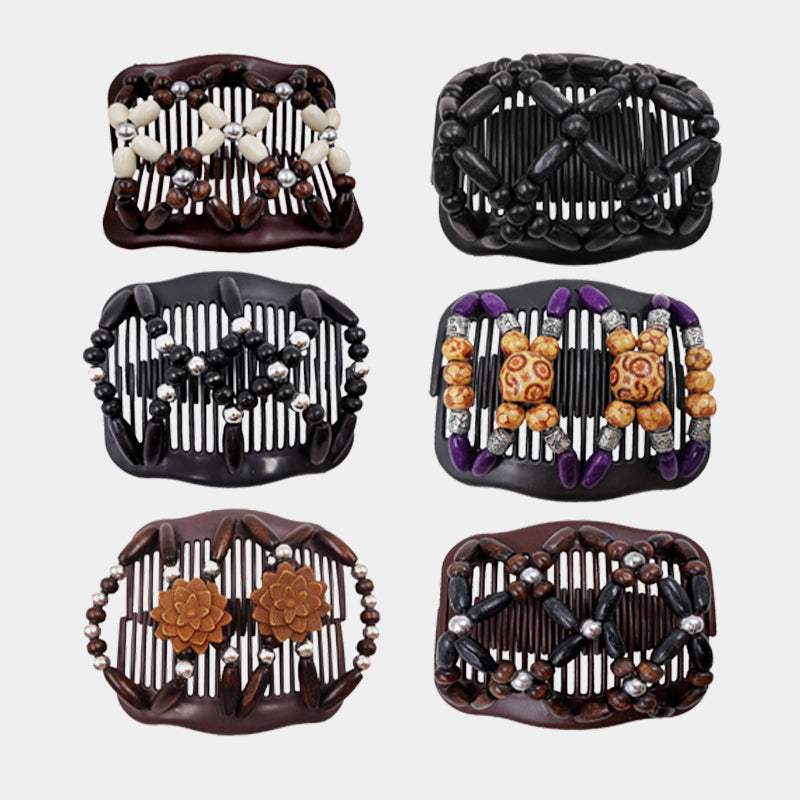 Double Row Elastic Comb