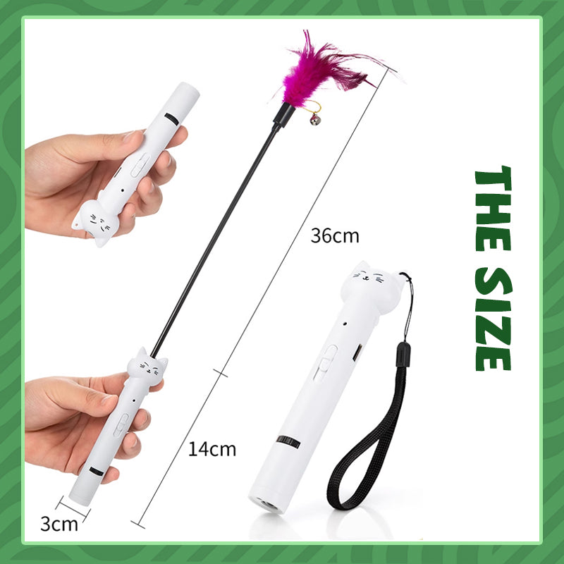 Multifunctional USB Rechargeable Laser Cat Teaser