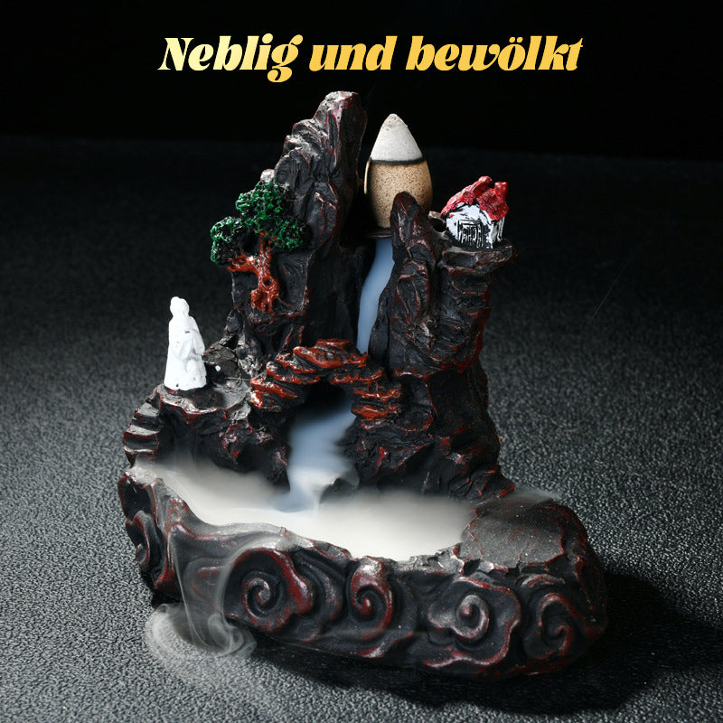 Kreative Weihrauchbrenner-Ornamente aus Kunstharz/Backflow incense burner