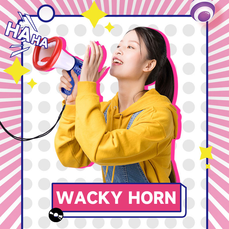 Children's Handheld Big Red Lips Horn