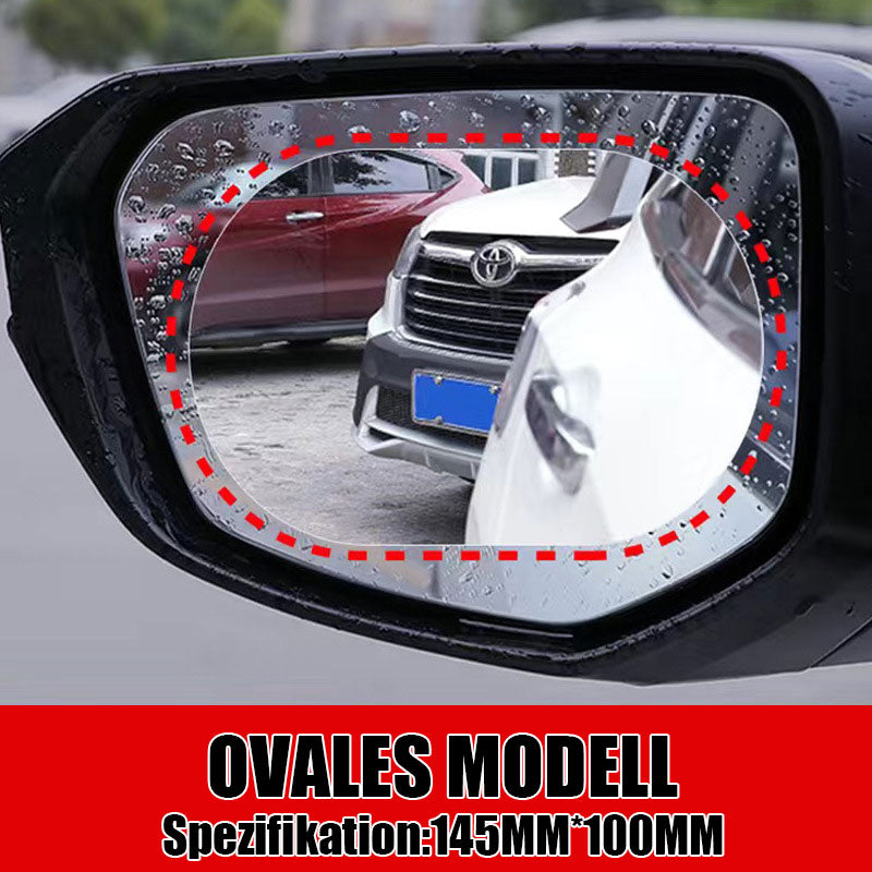 Regenschutzfolie für Rückspiegel