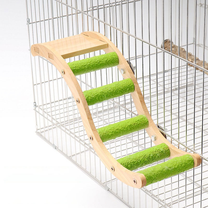 Parrot Climbing Rope Ladder Wood