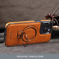 Leather Magnetic Holder Mobile Phone Case