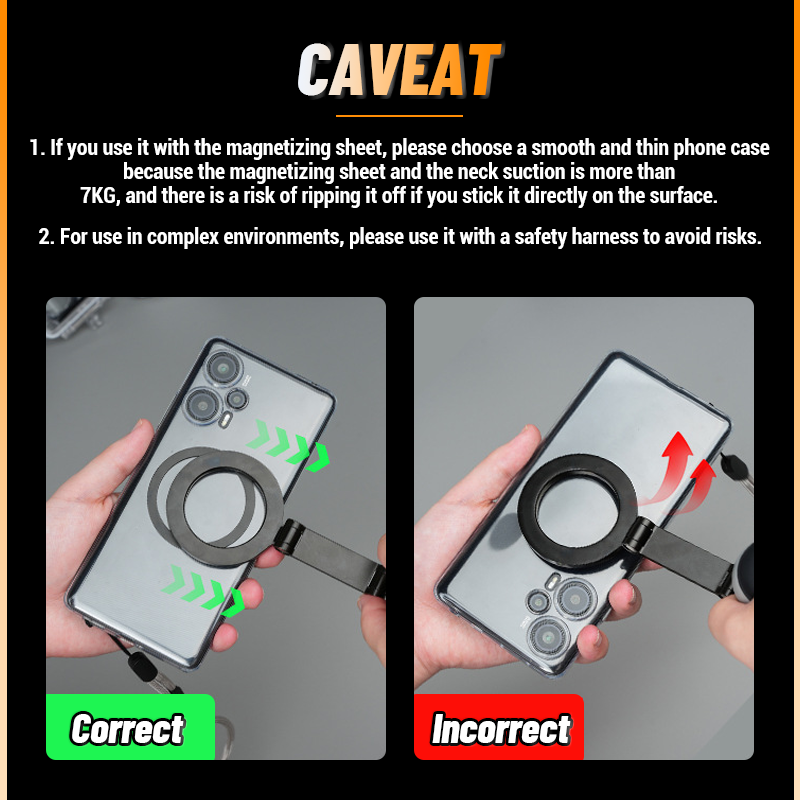 Magnetic Neck Mount Quick Release Holder