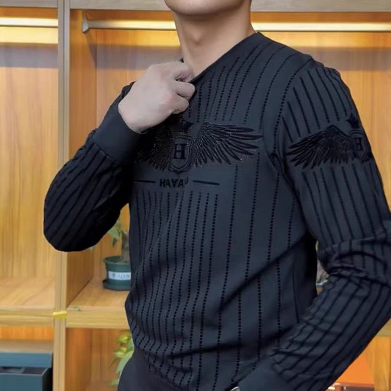 Herrenoberteil mit Flügelprint/Wings print men's top